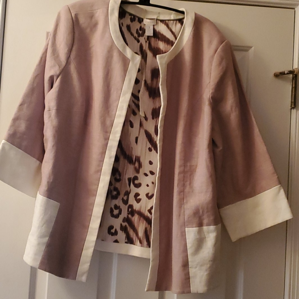 New Chicos Reversible Jacket Chicos size 3 or 16 - Picture 4 of 6